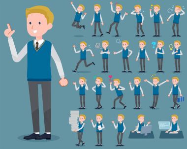 düz tip okullu çocuk White_1