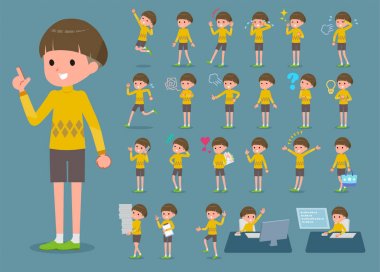 Bob saç boy_1 düz tip sarı elbise