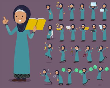 düz tip Arap yaşlı women_2