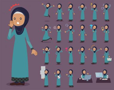 düz tip Arap yaşlı women_1