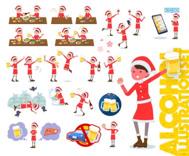 yassı Noel Baba kostümü anne _ alkol