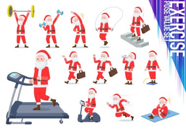 düz Noel Baba _ egzersizi