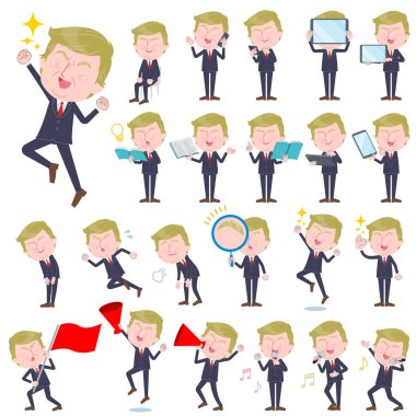 Yüzü yok Sarışın takım elbiseli adam _ Motor