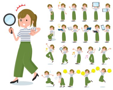 düz tip haki rengi geniş pantolon kadınlar _ Aksiyon