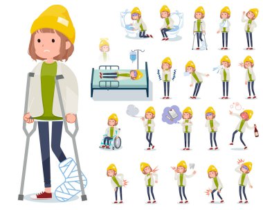 Düz örgü bluz giyen kadınlar - Hastalık