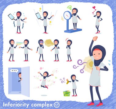 düz tip Arap kadınları Beyaz Spor Giyim _ kompleksi