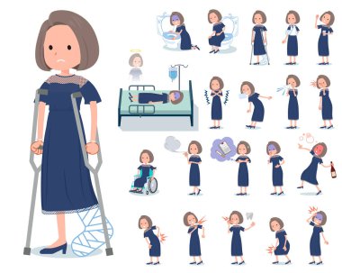 düz tip lacivert elbise kadınlar _ hastalık