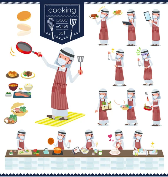 Υπάρχουν Ενέργειες Που Μαγειρεύονται Διάφορους Τρόπους Στην Κουζίνα Είναι Τέχνη — Διανυσματικό Αρχείο