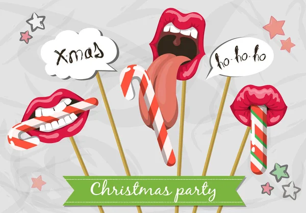 Noel photo booth'den aksesuarlar