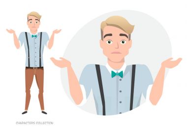 Genç erkekler şüphe, hiçbir fikirleri.