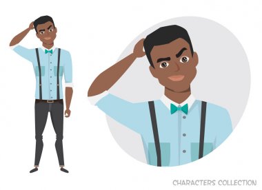 düşünme dalgın, Afrikalı-Amerikalı zenci