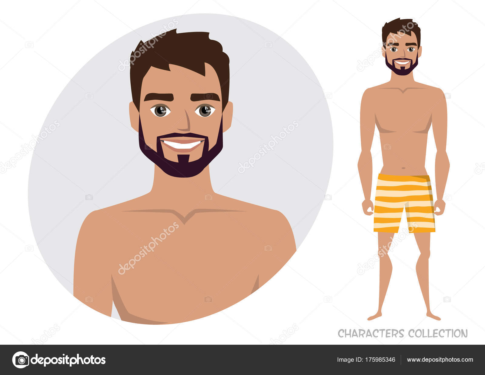 Un Elegante Bañador Hombre Playa De En WE2YeDHI9