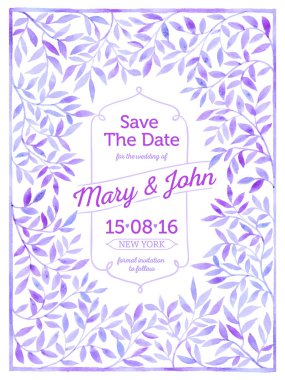 Ayrılış suluboya çerçeve