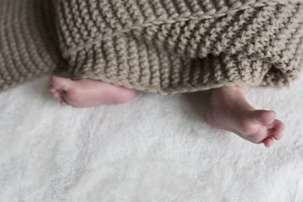 Zbliżenie Baby foot — Zdjęcie stockowe