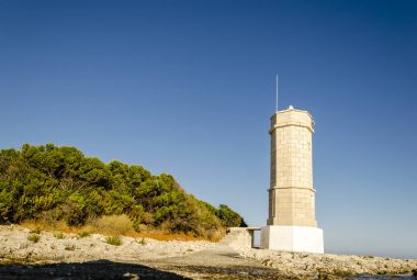 Deniz feneri günbatımı