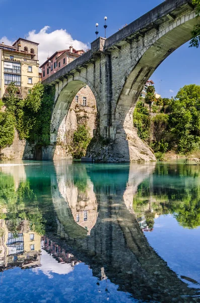 View of Devil's bridge at Cividale del Friuli — Stock Photo, Image