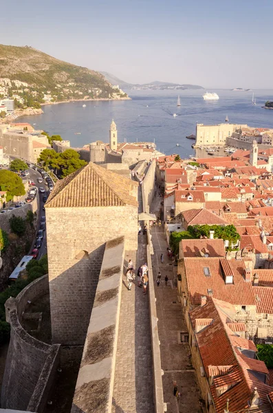 Dubrovnik von der Wand — Stockfoto