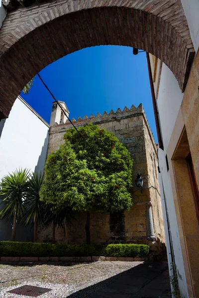 Blick Auf Die Straße Der Altstadt Von Cordoba Sommer Spanien — Stockfoto