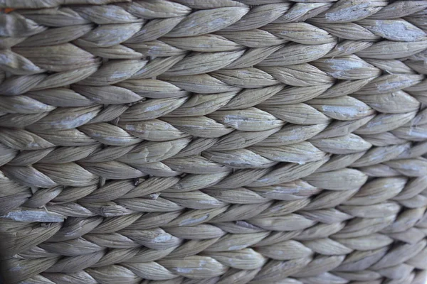 Doğal bej hasır desenini kapat