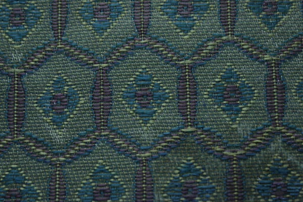 Yeşil geometrik kumaşı kapat