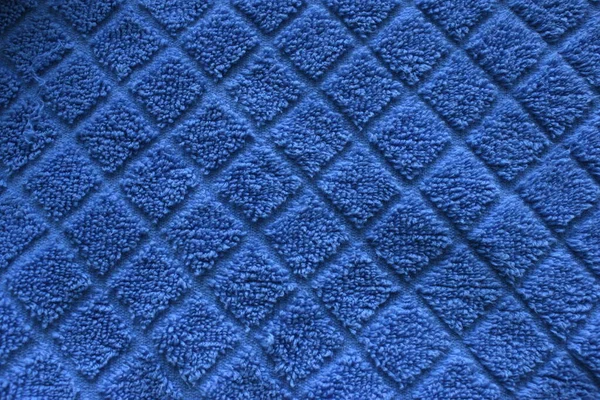 Close Blue Terry Fabric — Stock Photo, Image