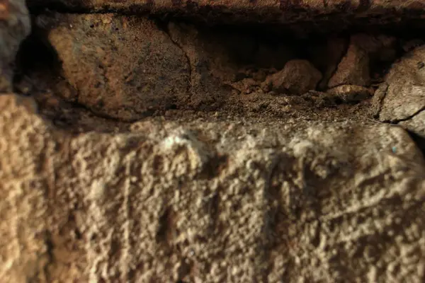 Makro taş fırında desenli.