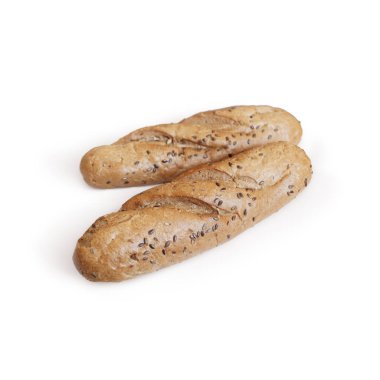 Fransız baget, üzerinde beyaz izole