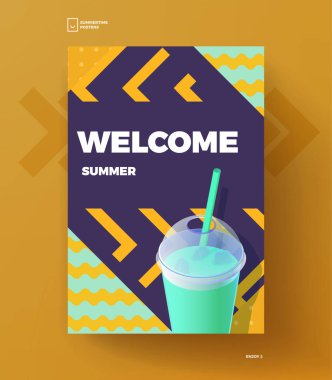 hoş geldiniz yaz poster