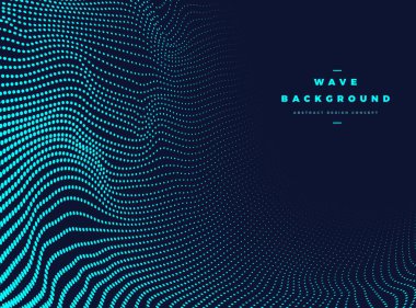 Doğrusal noktalı çember manzara