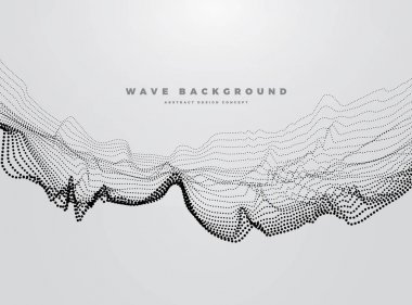 parçacık siyah manzara