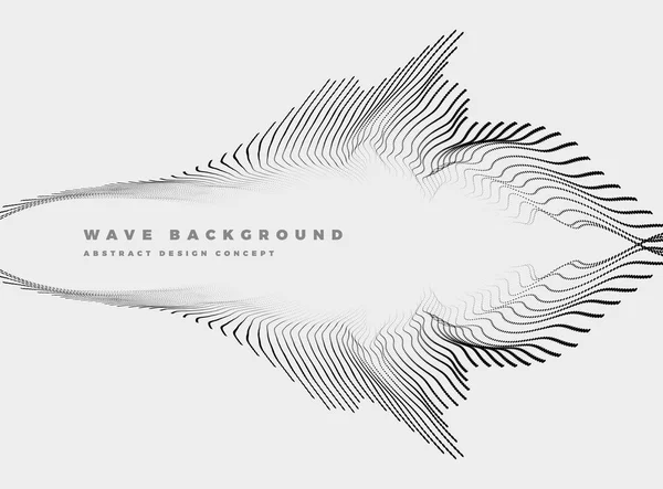 Dalga parçacık siyah dağlar şekli