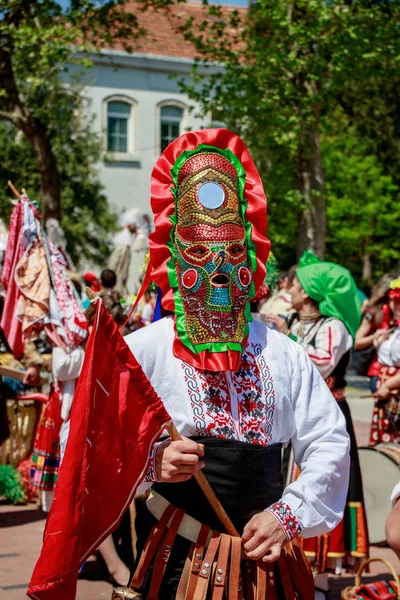 Karnaval Bulgaristan Varna 28.04.2018 maskeleri — Stok fotoğraf