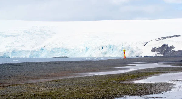 Antarctica landschapsmening achtergrond — Stockfoto