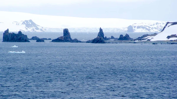 南極大陸の風景背景ビュー — ストック写真