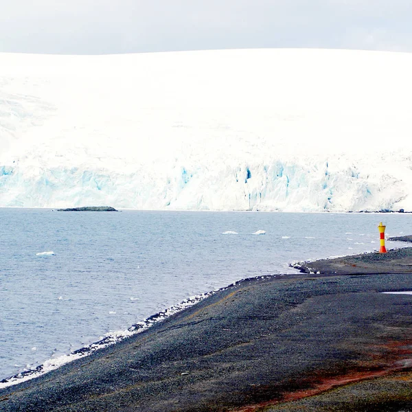 南极景观背景视图 — 图库照片