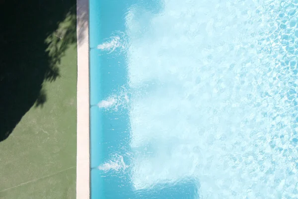 Empty pool view from the top — Stock Photo, Image