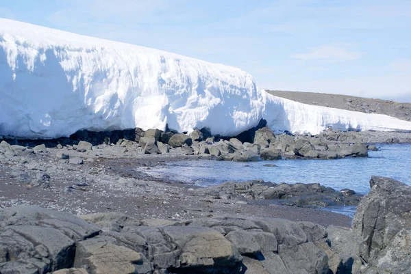 Antarktische Landschaft Hintergrundansicht — Stockfoto
