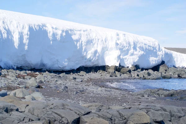 Antarctica landschapsmening achtergrond — Stockfoto