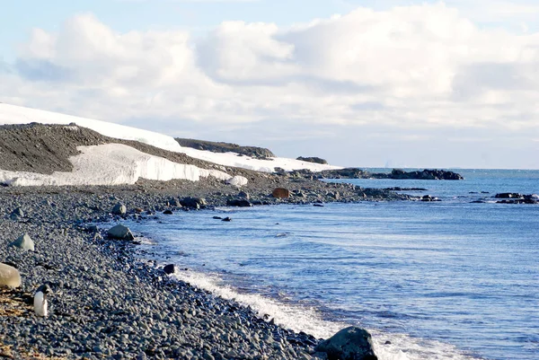 Antarctica landschapsmening achtergrond — Stockfoto