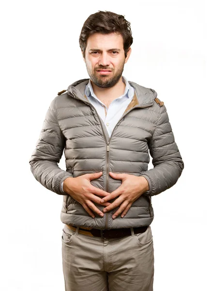 Joven haciendo un gesto de depresión — Foto de Stock