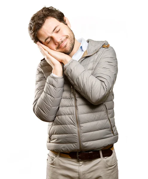 Joven feliz soñando — Foto de Stock