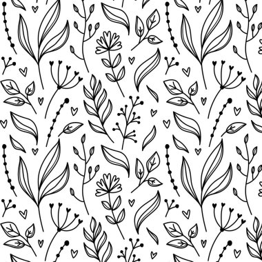 Dikişsiz çiçek desenli seti