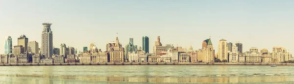 Şangay Bund retro fotoğrafı