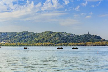 Hangzhou Batı Gölü Güzel manzara