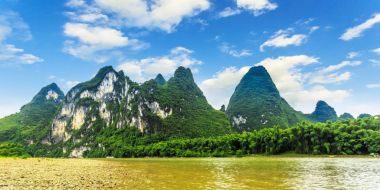 Guilin Lijiang manzara manzarası