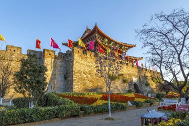 Yunnan 'daki antik Dali şehri.