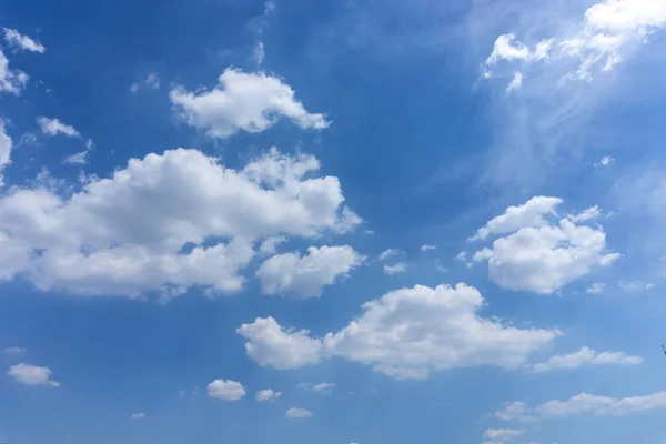 Clear sky, blue sky and white clouds