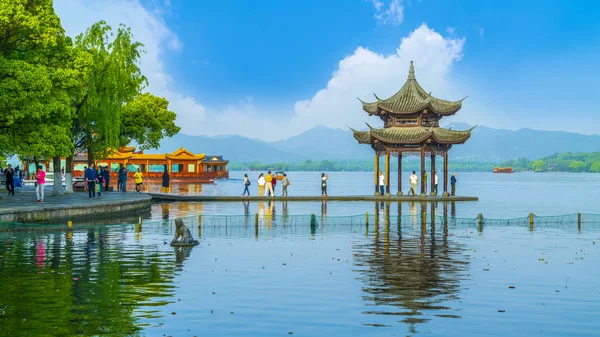 Bela Paisagem Hangzhou West Lake — Fotografia de Stock