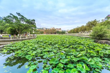 China 's Xiamen Nan Putuo Temple clipart