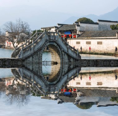 Çin 'in Hongcun kasabası.